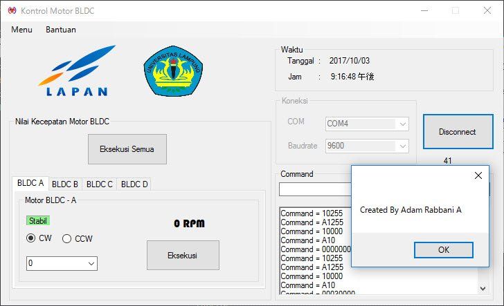 BLDC Reaction Wheel Controller