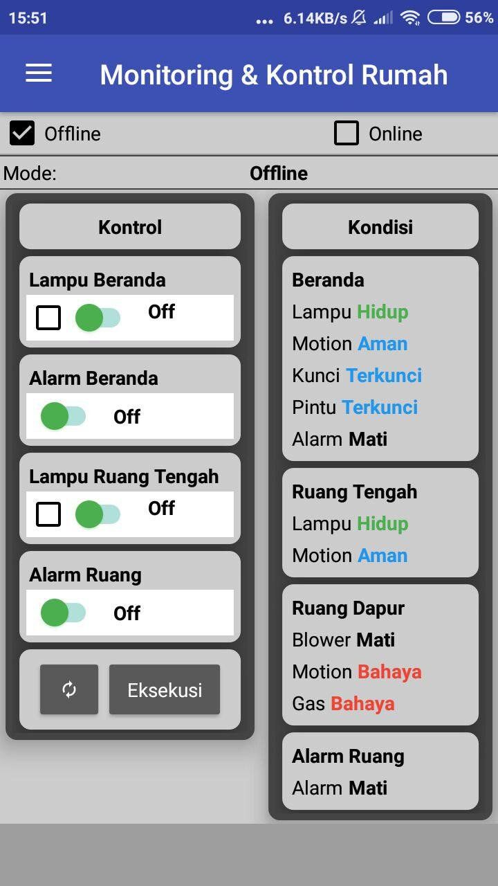 IoT Home Monitoring and Control System
